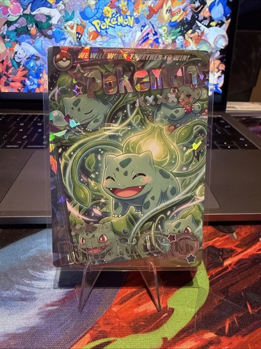 Pokemon mengka card bulbasaur - pokemon,