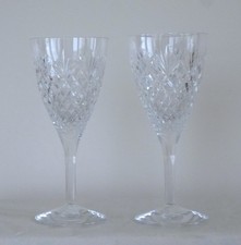 2 Stuart Crystal Wine Glasses