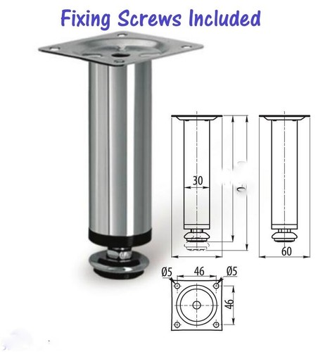 Chrome feet plinth - 4,