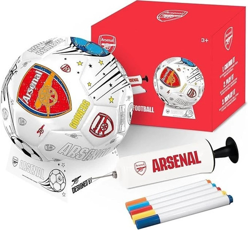 Arsenal scribble ball - fc, ball-