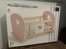 John Lewis Pink Wooden Rocking