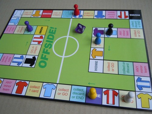 Football super league board - football,