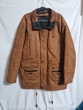 VINTAGE MENS TAN BROWN LEATHER