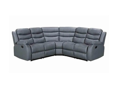 Grey leather corner - grey,
