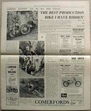 GREEVES TFS TRIALS MOTORCYCLE TEST Article Motor Cycle News Reprint 21 Oct 1964