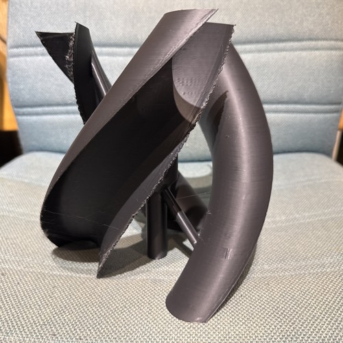 Vertical axis wind turbine - axis,