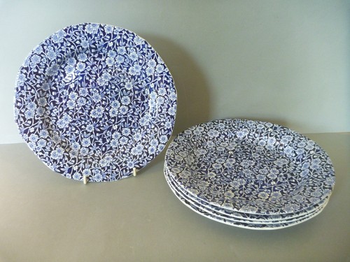 Burleigh blue calico - blue,