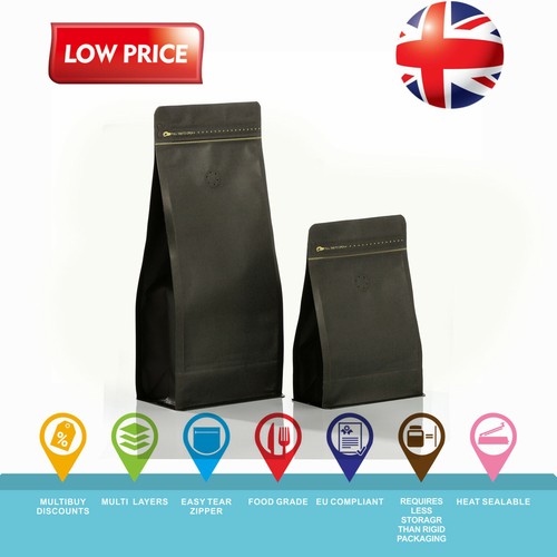 Flat bottom kraft paper - flat,