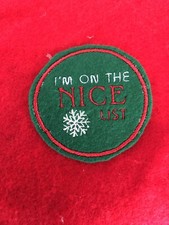 Christmas Novelty Badge 'I'm
