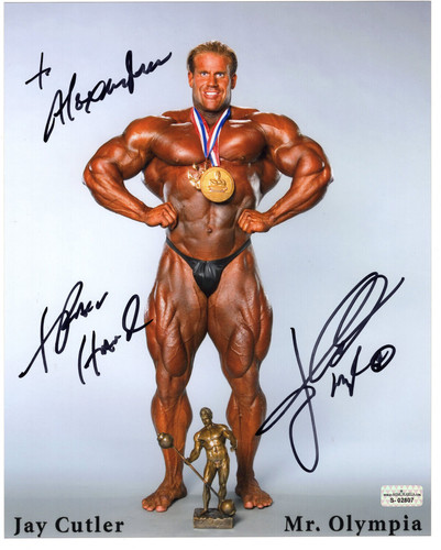 Jay cutler signed 10 - 8, photo