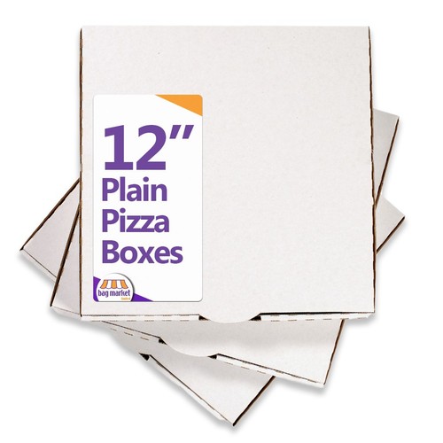 Inch plain white - white, pizza