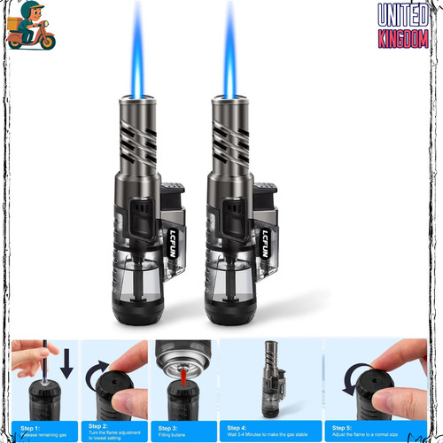 Jet flame lighter pack - jet,