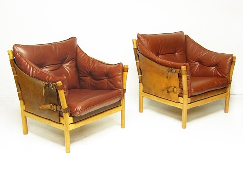 Two 1960s leather - two,