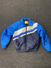 Akito Suzuki Blue / White Vintage Motorcycle Paddock Jacket - S