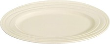 Jamie Oliver Waves Large 40cm/16" Oval Serving Platter Fine Off White Porcelain