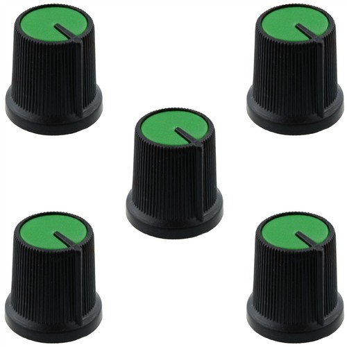 Green potentiometer knob - green,