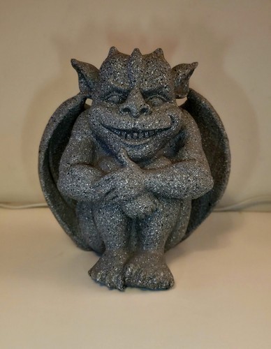 Stone effect gargoyle statue - effect,