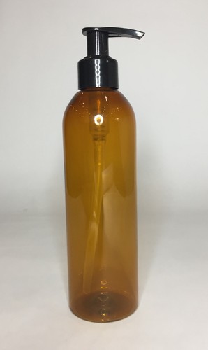 500ml pet plastic - amber, tall