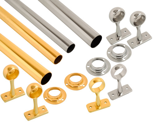 Lengths wardrobe rail - of,