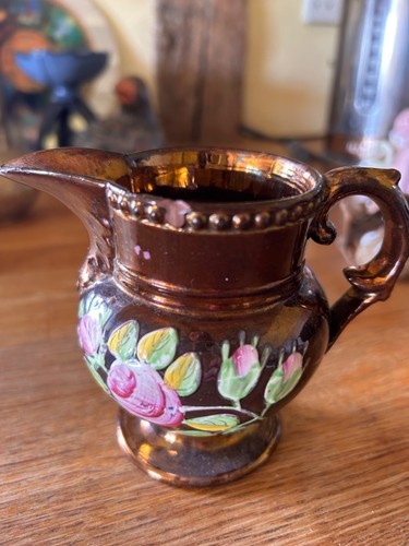 Antique english copper luster - antique,