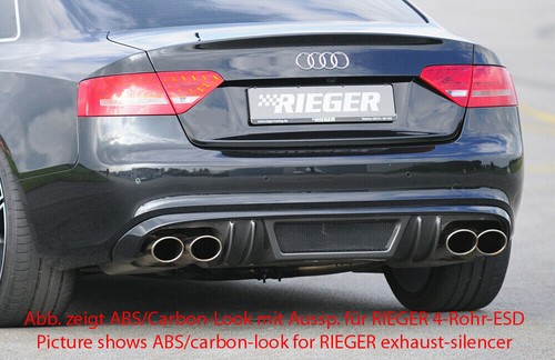 Rieger rear bumper diffuser - rieger,