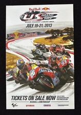 2013 Red Bull U.S. Grand Prix. MotoGP Race Poster Laguna Seca. Rossi. Rare.