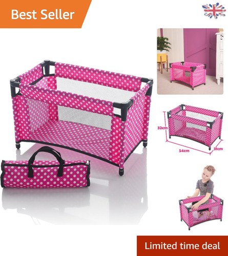 Pink baby doll cot - -, for
