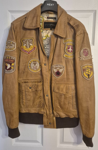 Infinity leather flying jacket - flying,