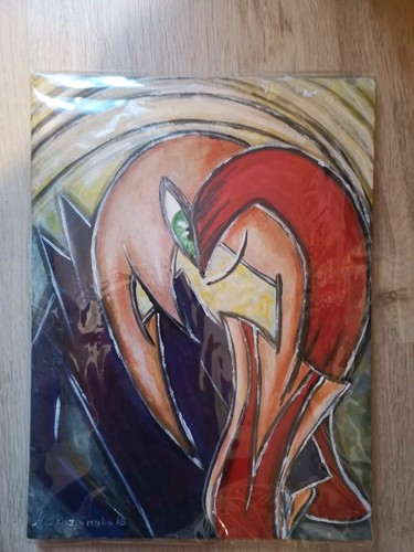 Painting oil canvas - on, with