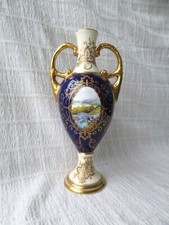 COALPORT HAND PAINTED VASE