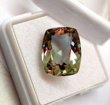 17.25 Ct Certified Natural Color Changing Alexandrite Cushion Cut Loose Gemstone