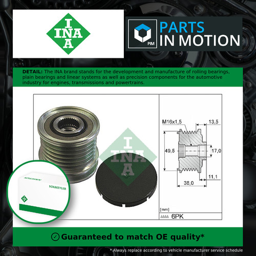 Overrunning alternator pulley - overrunning,