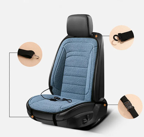 Heated car seat cushion cover - heated,