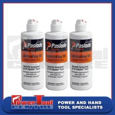 3 x Paslode Impulse Cordless Gas Nailer Lubricating Service Oil 4oz 401482