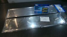 2x Metal/Chrome Universal Car/Van Registration/Number Plate Surrounds. Motorama