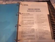 Honda MBX50/80  factory workshop manual 79 on