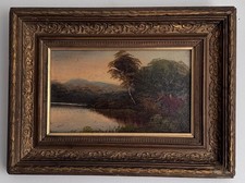 Antique 19thC oil painting  on