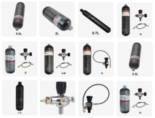 4500PSI Carbon Fiber Cylinder Bottle Tank Fill Station Regulator Scuba Diving