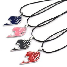 1pc Japanese Anime Fairy Tail Natsu Dragneel Figure Guild Pendant Necklace
