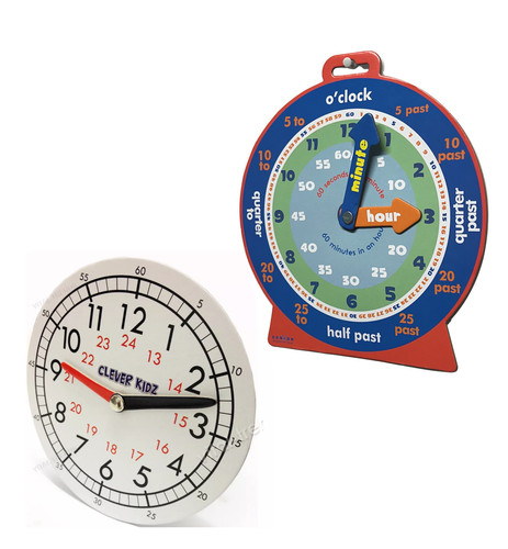 Teaching clock kids learning - teaching,
