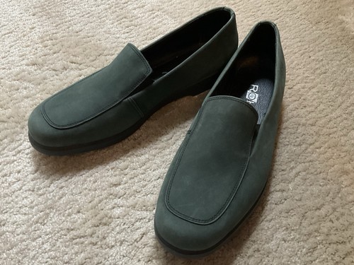 Rohde dusky green suede - green,