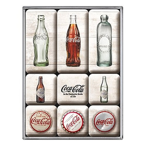 Coca cola bottle evolution set - coca,