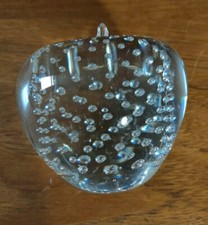 Apple Glass Paperweight