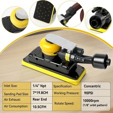 Air Orbital Flat Bed Sander