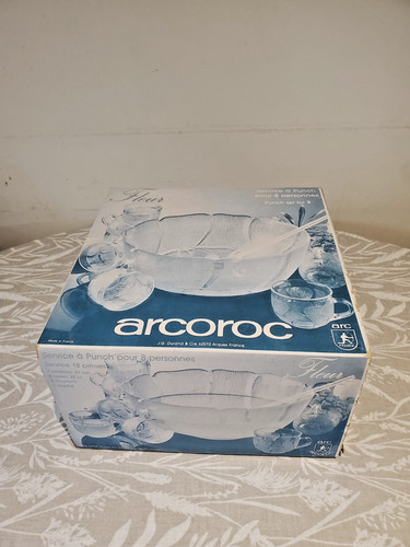 Arcoroc fleur punch bowl - bowl, 8