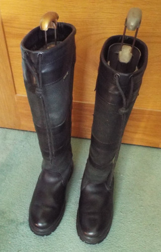 Dubarry galway black leather - galway,