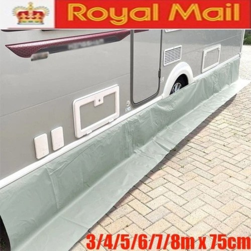 Caravan awning draught - awning, skirt