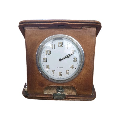 Antique travel clock - antique, day