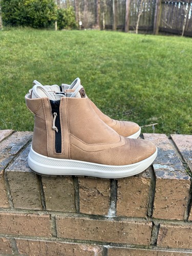 Ecco solice yak leather tan - leather,