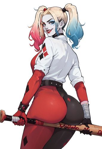 Harley quinn baseball bat - harley,